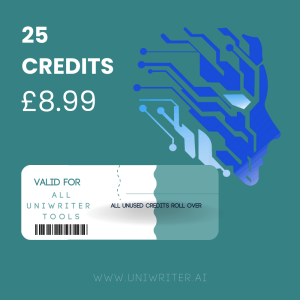 Uniwriter 25 credit bundle