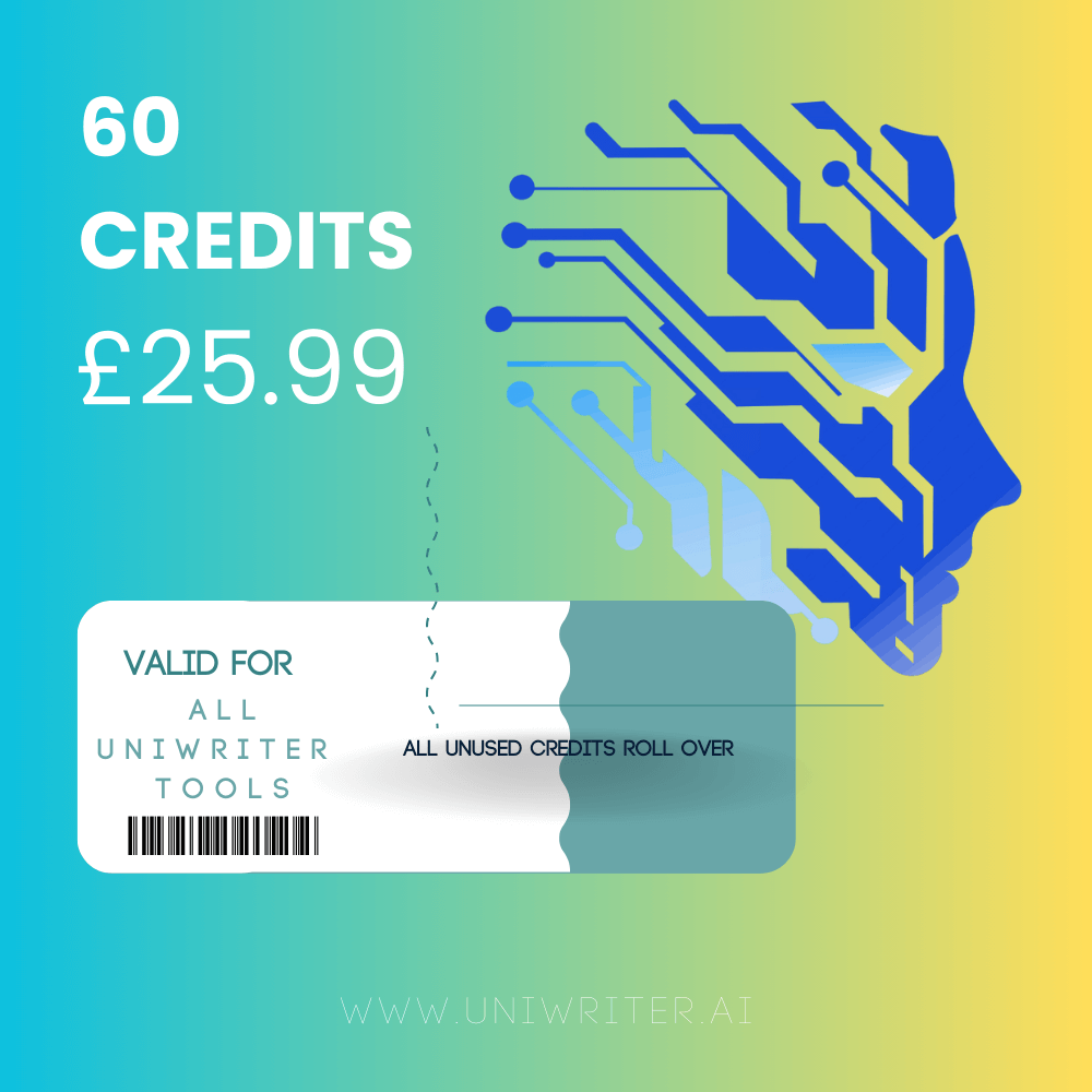 60 uniwriter credits