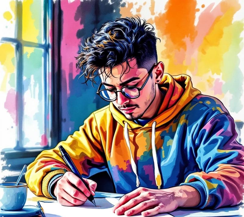 student-completing-quiz